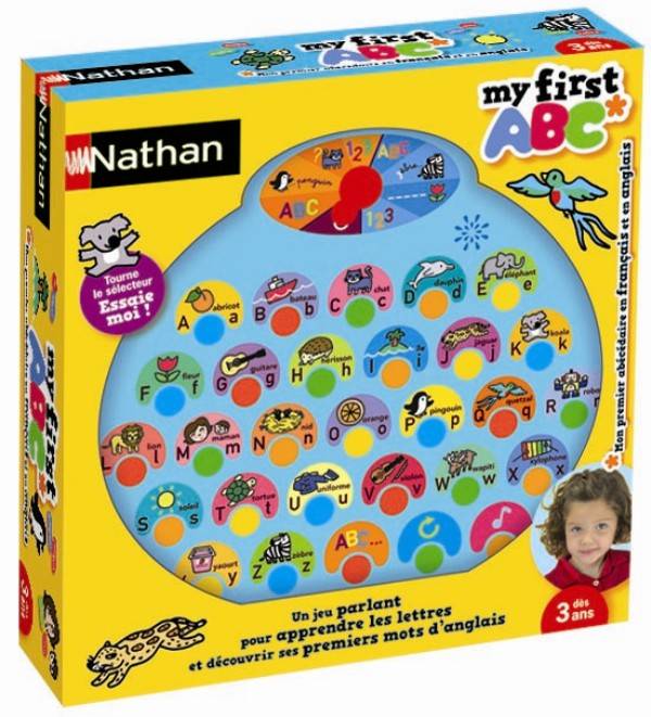 Nathan Jeux Jeu my first abc Doudouplanet Livraison Gratuite 24 48h